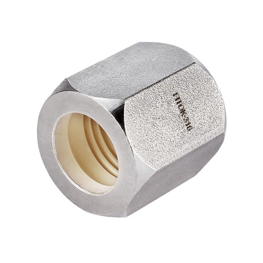 FITOK 37° Flared Tube Fitting Nut Female JIC, 316 Stainless Steel