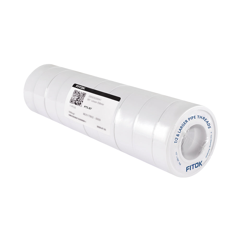 FITOK PTFE Thread Seal Tape 1/2 in. Width (Fits 1/2 in. & Larger Pipe Threads)