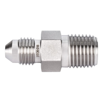 FITOK 37° Flared Tube Fitting Male JIC × Male NPT, 316 Stainless Steel