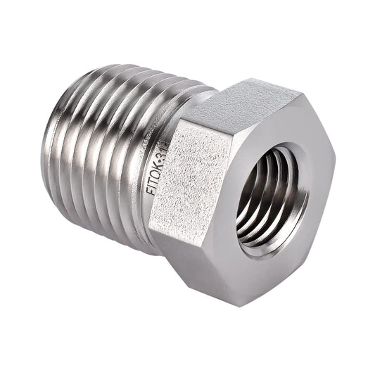FITOK 316 Stainless Steel Reducing Bushing Male NPT x Female NPT