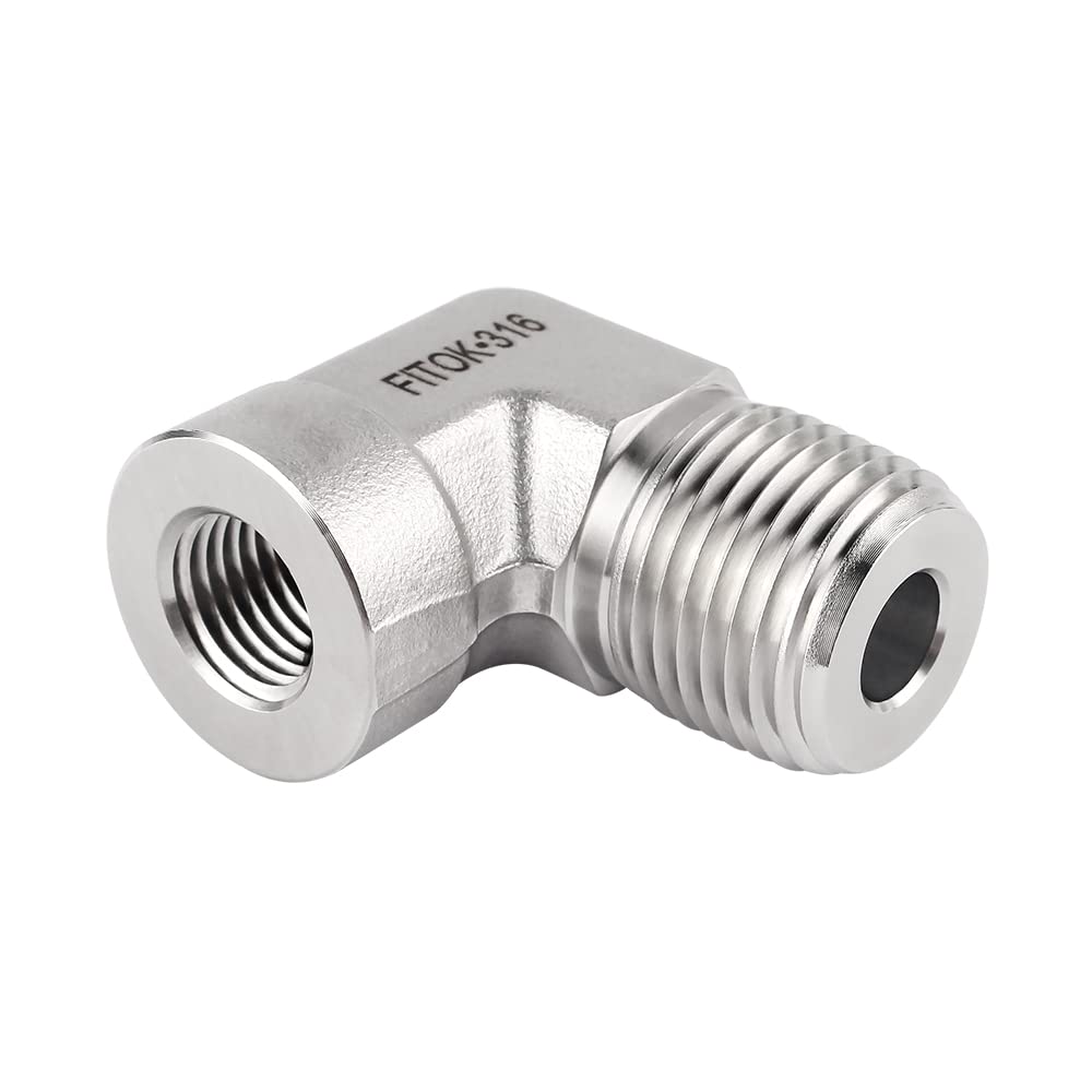 FITOK 316 Stainless Steel 90° Street Elbow Female NPT x Male NPT