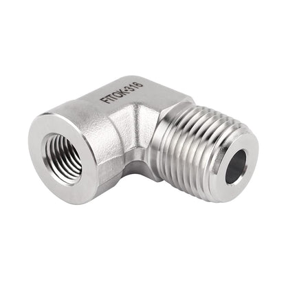 FITOK 316 Stainless Steel 90° Street Elbow Female NPT x Male NPT