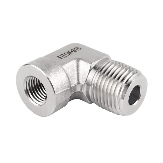 FITOK 316 Stainless Steel 90° Street Elbow Female NPT x Male NPT