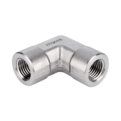 FITOK 316 Stainless Steel Pipe Fitting 90 Degree Elbow Female NPT