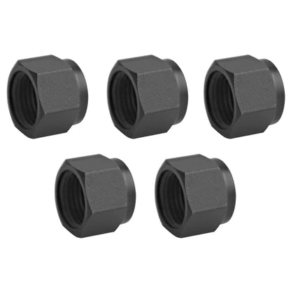 FITOK 316 Stainless Steel Ferrule for Single Ferrule Compression Tube Fitting Component Sets (5-Pack Nuts / 10-Pack Ferrule Sets)