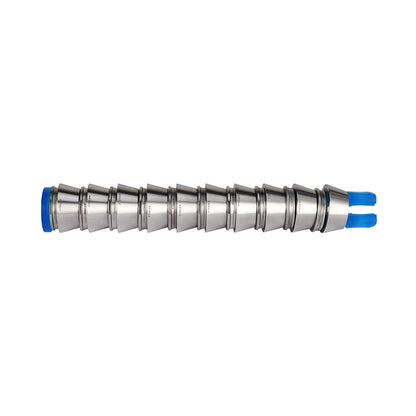 FITOK 316 Stainless Steel Compression Tube Fitting Component Sets (5-Pack Nuts / 10-Pack Ferrule Sets)