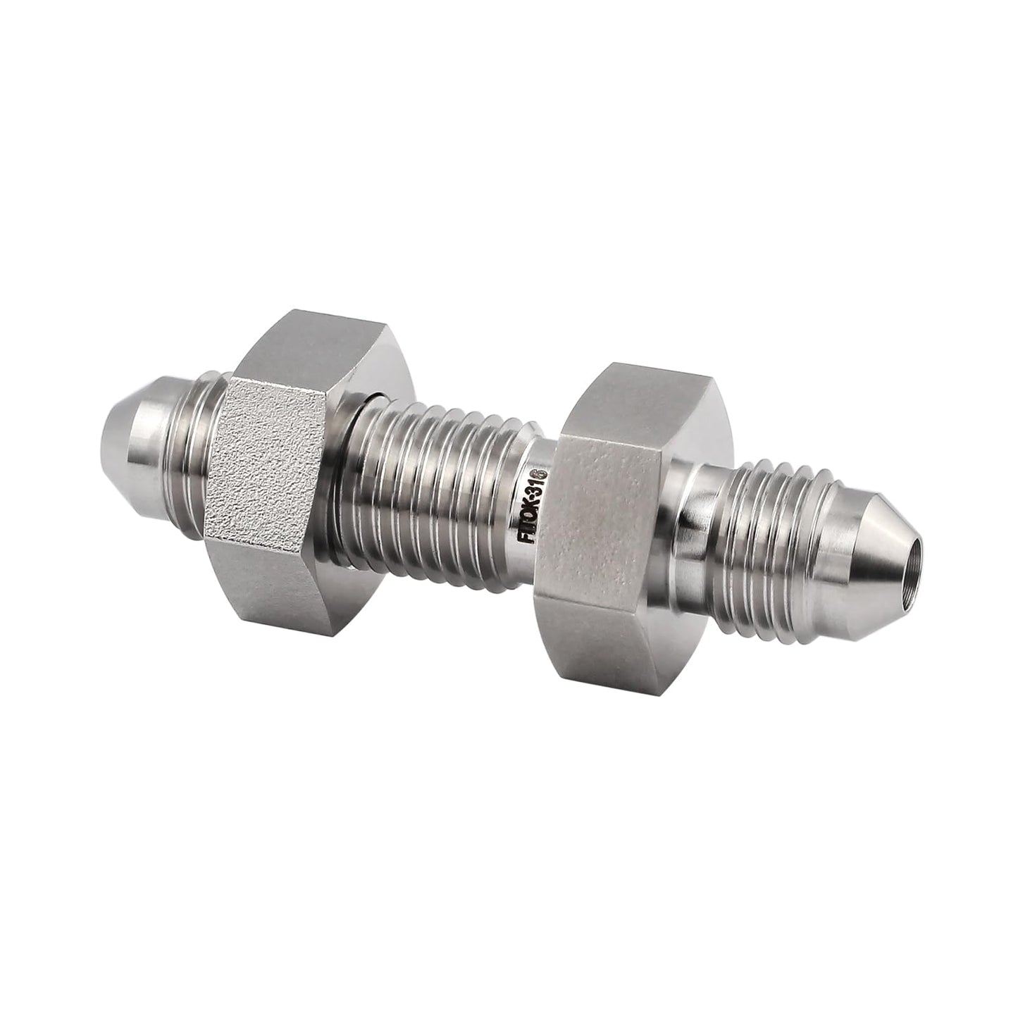 FITOK 316 Stainless Steel Bulkhead Union Male JIC 37° Flare