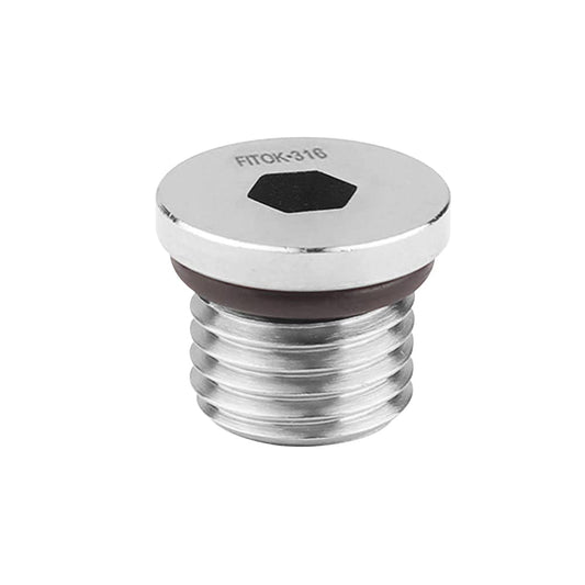 FITOK 316 Stainless Steel Pipe Fitting Hollow Hex Plug Male NPT
