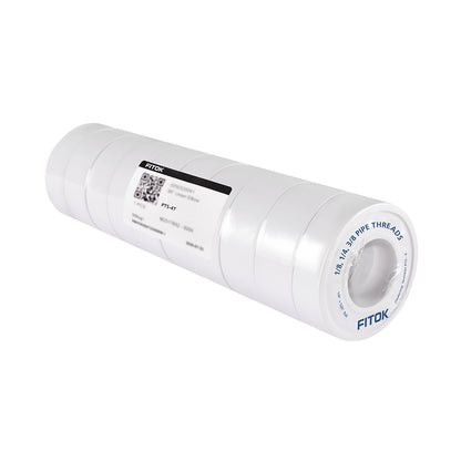 FITOK PTFE Thread Seal Tape 1/4 in. Width (Fits 1/8 in., 1/4 in., 3/8 in. Pipe Threads)