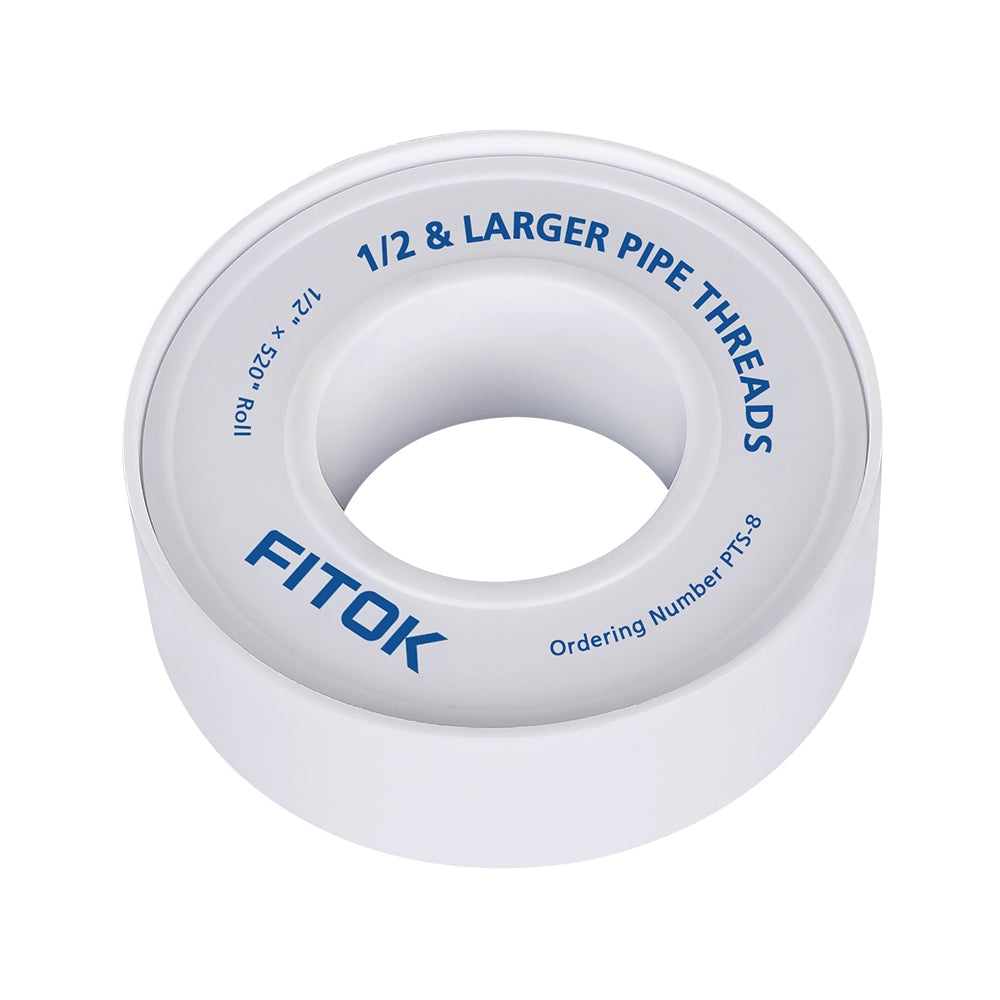 FITOK PTFE Thread Seal Tape 1/2 in. Width (Fits 1/2 in. & Larger Pipe Threads)