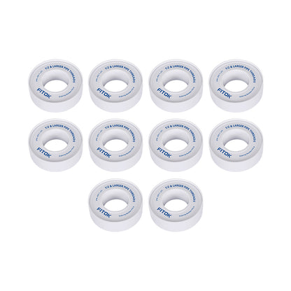 FITOK PTFE Thread Seal Tape 1/2 in. Width (Fits 1/2 in. & Larger Pipe Threads)