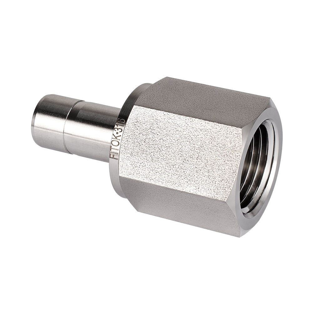 FITOK 316 Stainless Steel Tube Fitting Adapter Tube Stub x Female NPT