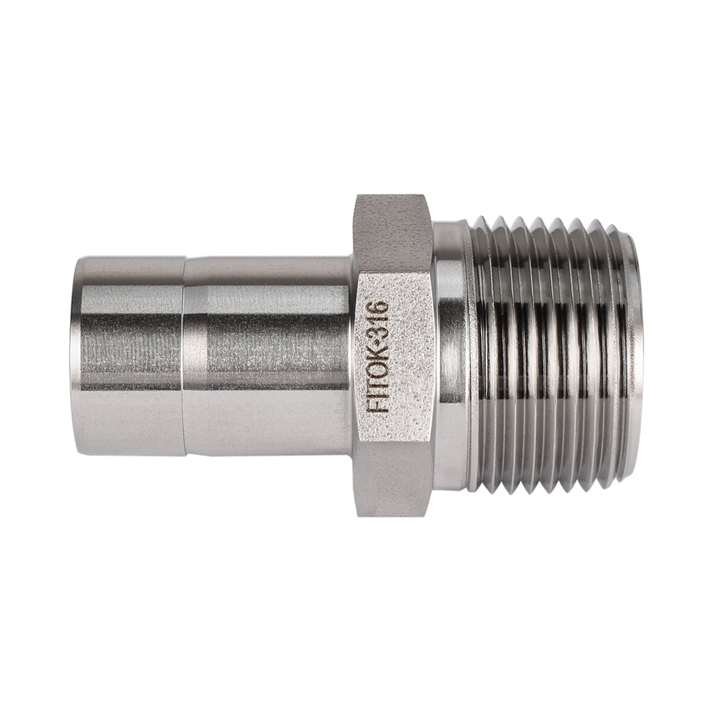 FITOK 316 Stainless Steel Tube Fitting Adapter Tube Stub x Male NPT