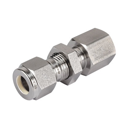 FITOK 316 Stainless Steel Bulkhead Connector Tube OD x Female NPT Compression Fitting