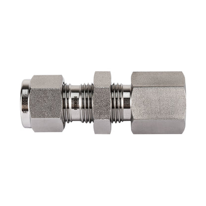 FITOK 316 Stainless Steel Bulkhead Connector Tube OD x Female NPT Compression Fitting