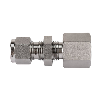 FITOK 316 Stainless Steel Bulkhead Connector Tube OD x Female NPT Compression Fitting