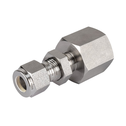 FITOK 316 Stainless Steel Bulkhead Connector Tube OD x Female NPT Compression Fitting