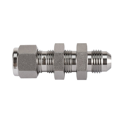 FITOK 316 Stainless Steel Bulkhead Connector Tube OD x Male JIC 37° Flare