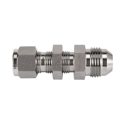FITOK 316 Stainless Steel Bulkhead Connector Tube OD x Male JIC 37° Flare