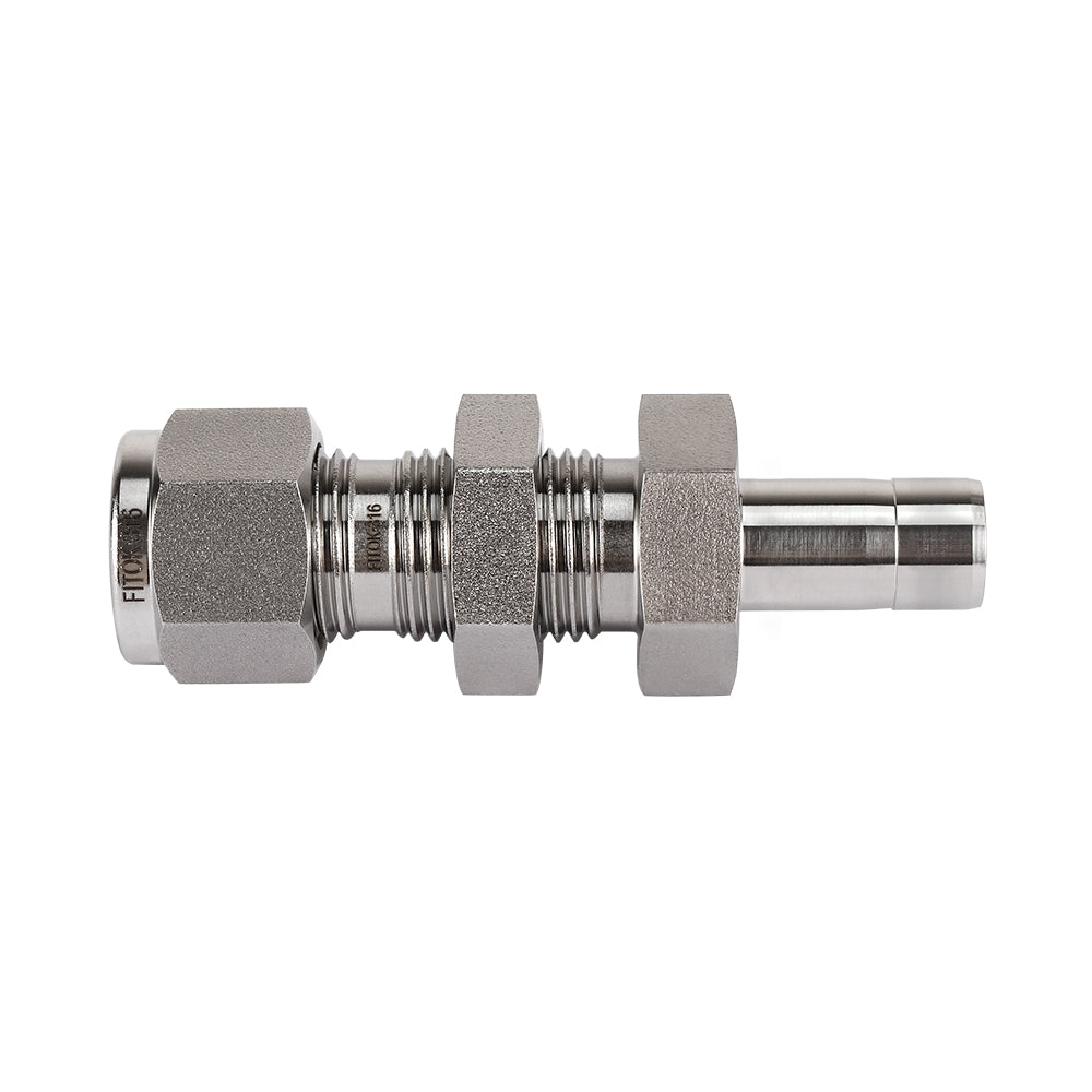 FITOK 316 Stainless Steel Bulkhead Reducer Tube OD x Tube Stub Compression Fitting