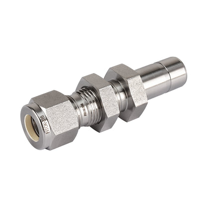 FITOK 316 Stainless Steel Bulkhead Reducer Tube OD x Tube Stub Compression Fitting