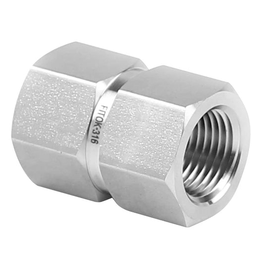 FITOK 316 Stainless Steel Hex Coupling Female NPT