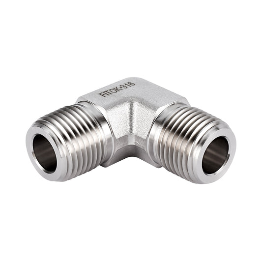 FITOK 316 Stainless Steel Pipe Fitting 90° Elbow Male NPT