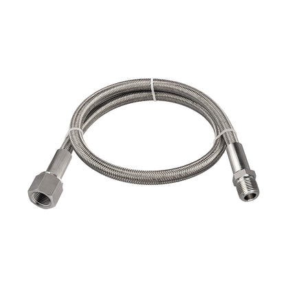 FITOK PTFE-Lined Stainless Steel Braided Hose 3/4" Nominal Hose Size 3/4" Female NPT x Male NPT 316 SS End Connections 1500 psi Chemically Compatible