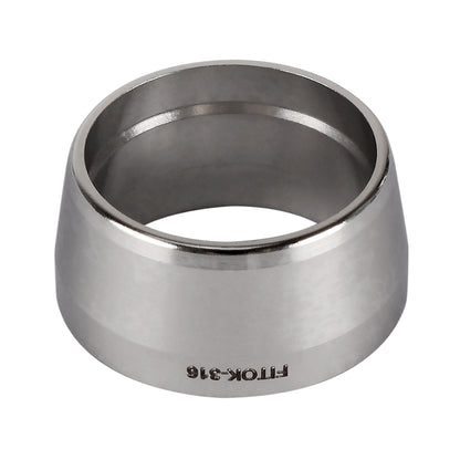 FITOK 316 Stainless Steel Ferrule for Single Ferrule Compression Tube Fitting Component Sets (5-Pack Nuts / 10-Pack Ferrule Sets)