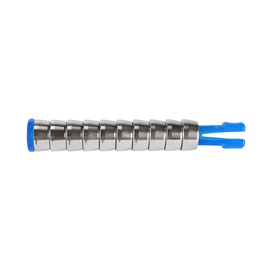 FITOK 316 Stainless Steel Ferrule for Single Ferrule Compression Tube Fitting Component Sets (5-Pack Nuts / 10-Pack Ferrule Sets)