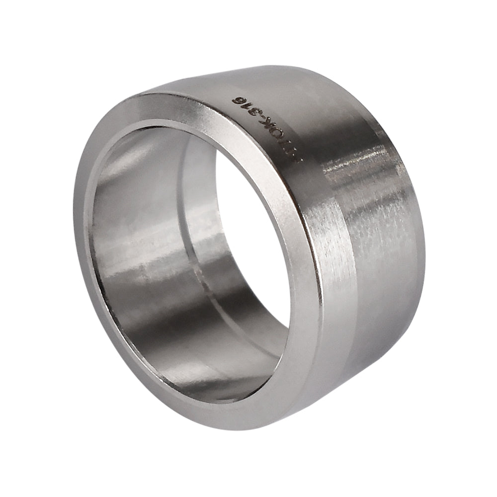 FITOK 316 Stainless Steel Ferrule for Single Ferrule Compression Tube Fitting Component Sets (5-Pack Nuts / 10-Pack Ferrule Sets)