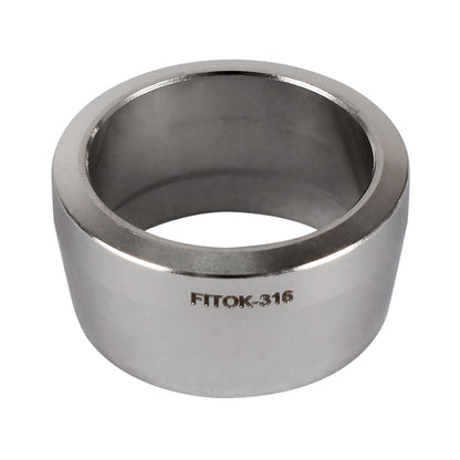 FITOK 316 Stainless Steel Ferrule for Single Ferrule Compression Tube Fitting Component Sets (5-Pack Nuts / 10-Pack Ferrule Sets)