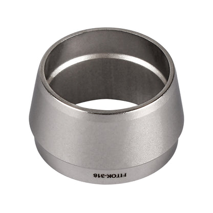 FITOK 316 Stainless Steel Ferrule for Single Ferrule Compression Tube Fitting Component Sets (5-Pack Nuts / 10-Pack Ferrule Sets)