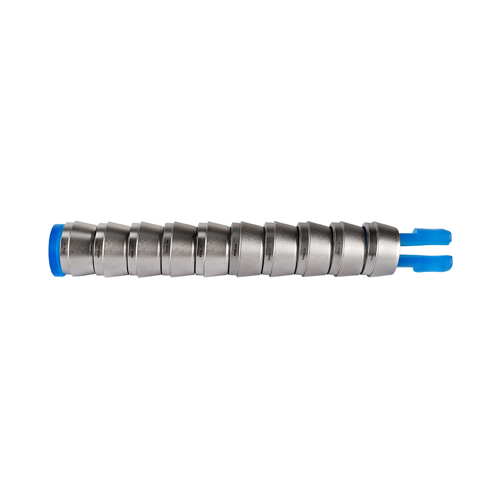 FITOK 316 Stainless Steel Ferrule for Single Ferrule Compression Tube Fitting Component Sets (5-Pack Nuts / 10-Pack Ferrule Sets)