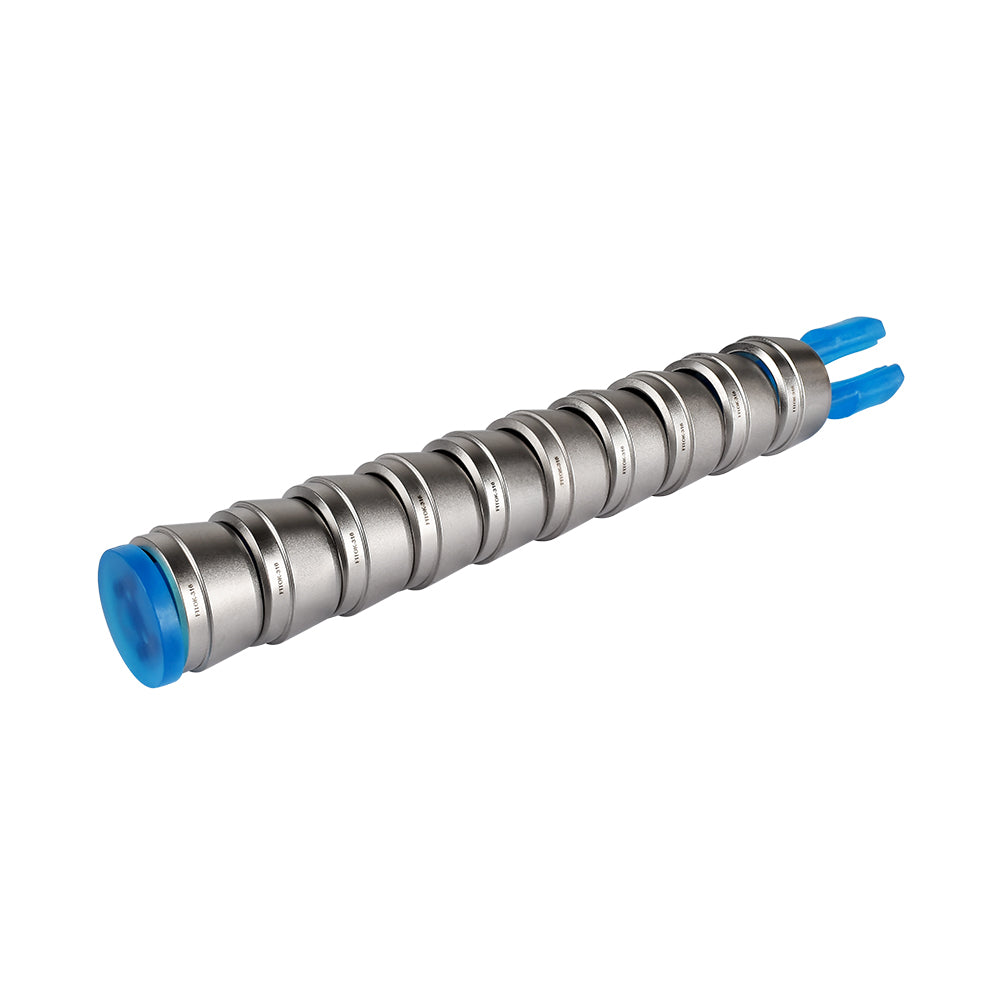 FITOK 316 Stainless Steel Ferrule for Single Ferrule Compression Tube Fitting Component Sets (5-Pack Nuts / 10-Pack Ferrule Sets)