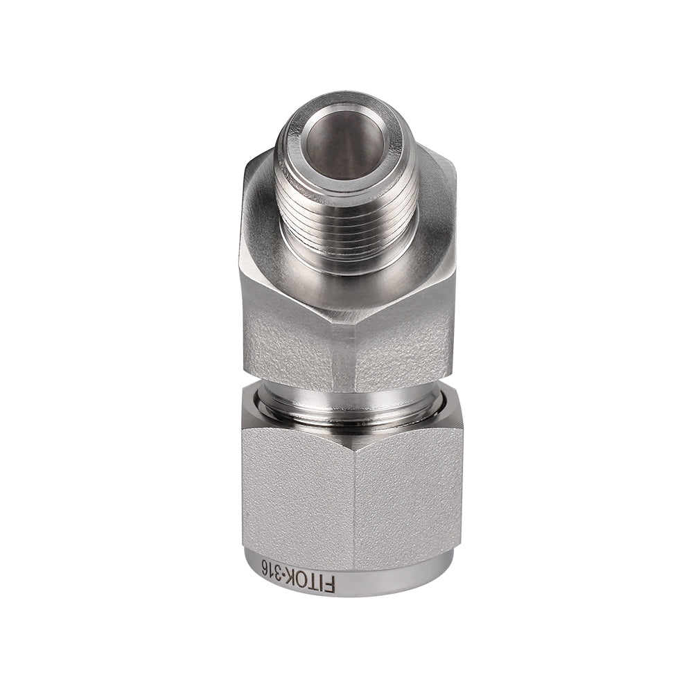 FITOK 316 Stainless Steel Compression Tube Fitting 45° Elbow Tube OD x Male NPT
