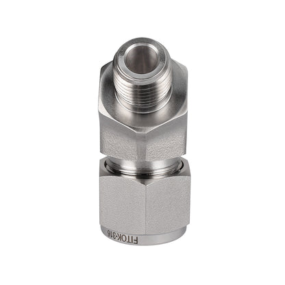 FITOK 316 Stainless Steel Compression Tube Fitting 45° Elbow Tube OD x Male NPT