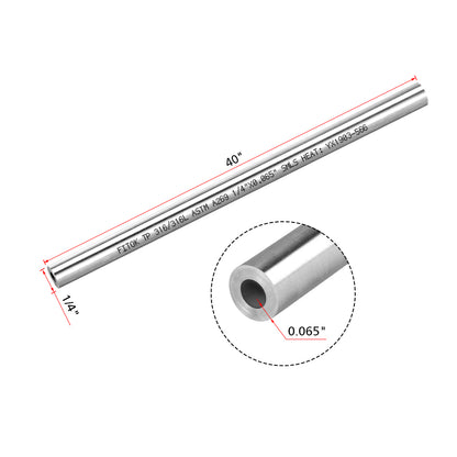 FITOK 316/316L Stainless Steel Annealed Seamless Straight Tubing ASTM A269