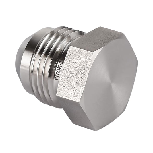 FITOK 37° Flared Tube Plug JIC Male, 316 Stainless Steel