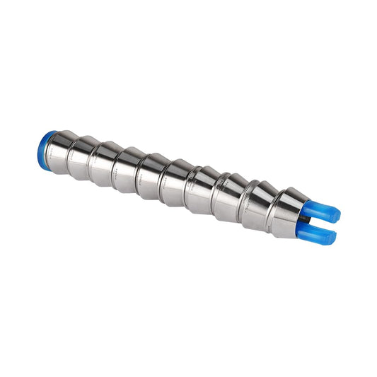 FITOK 316 Stainless Steel Compression Tube Fitting Component Sets (5-Pack Nuts / 10-Pack Ferrule Sets)
