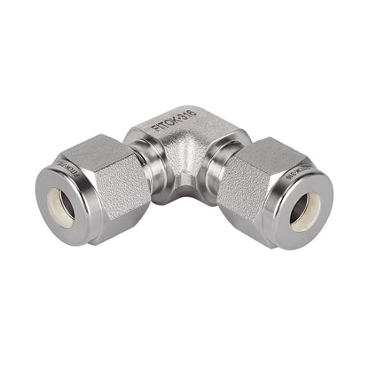 FITOK 316 Stainless Steel Compression Tube Fitting Union Elbow